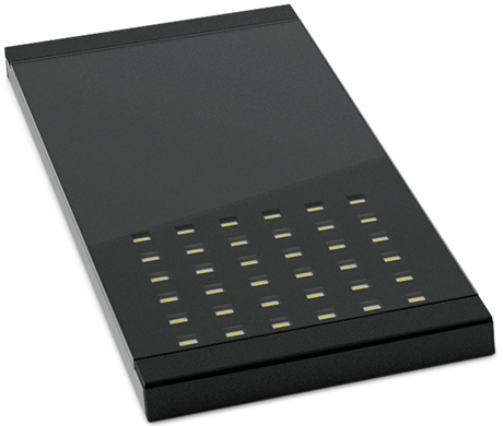 Hera LED L- Pad schwarz mit Schalter 2er Set ww- 61055120203