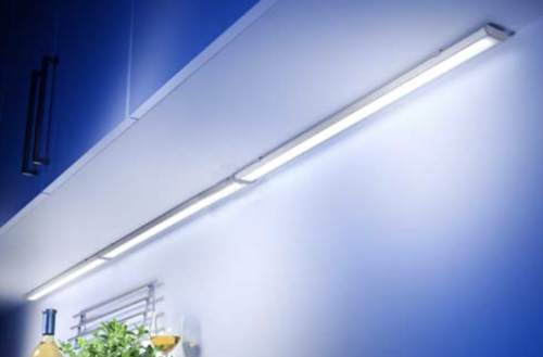 LED 65 Trapez Alu Profil mit LED Strip